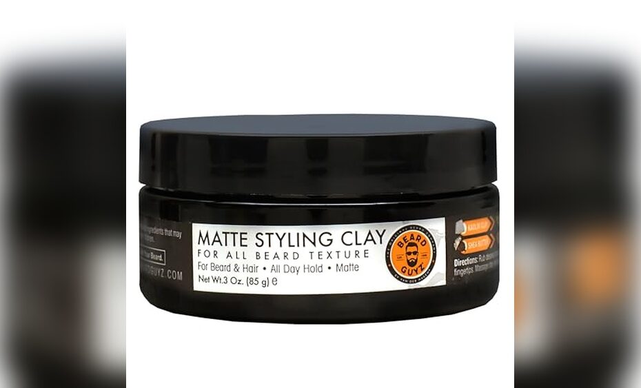 High-Hold Matte Beard-Styling Clay